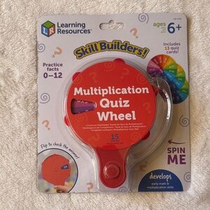 Learning Resource Skill Builders Multiplication Quiz Wheel